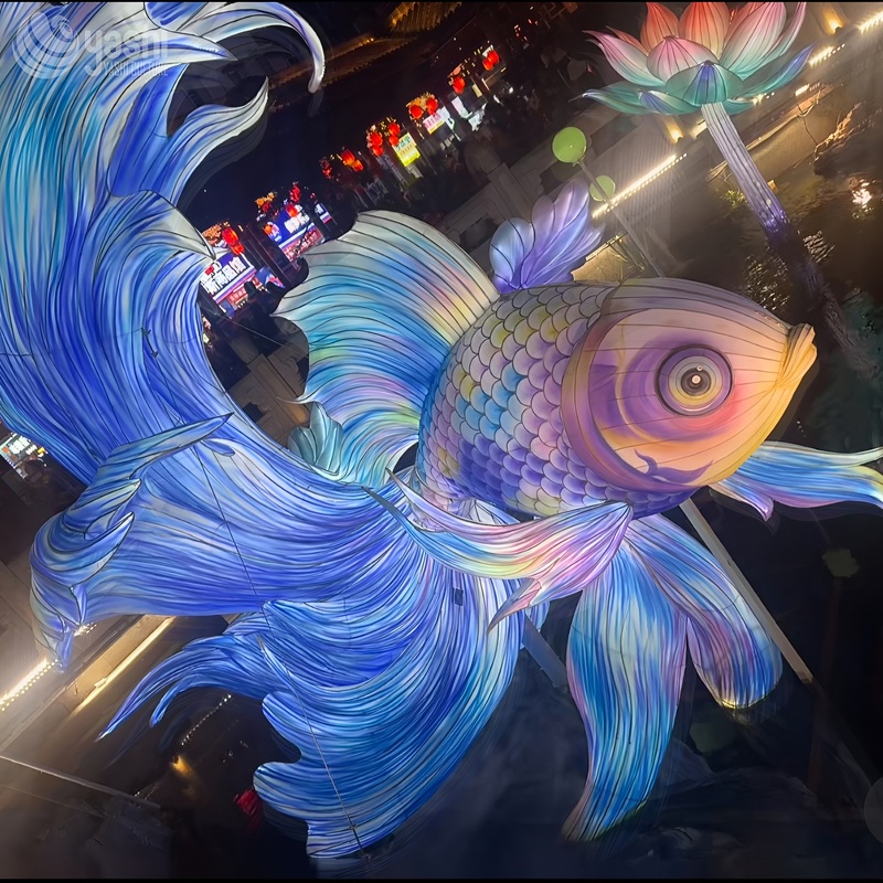 Lifelike Lotus Lanterns - Artificial Flower Decor for Outdoor & Garden Use