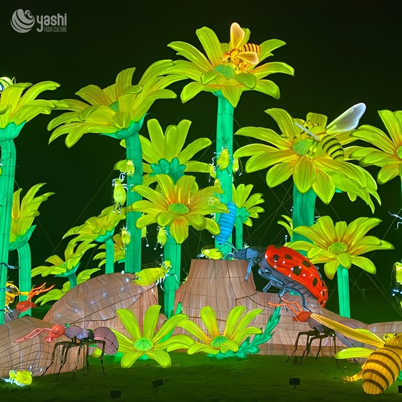 High-Quality Artificial Flower Lanterns - Lifelike Floral Decor for Outdoor & Garden