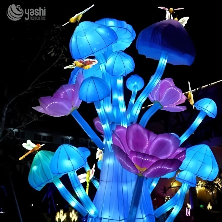 Handmade Artificial Flower Lantern - Perfect for Outdoor and Garden Decoration