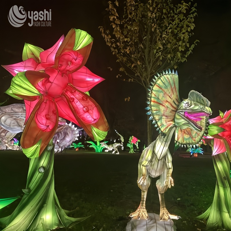 Carnivorous Plant LED Lantern - Lifelike Design for Outdoor Festival and Party Decoration