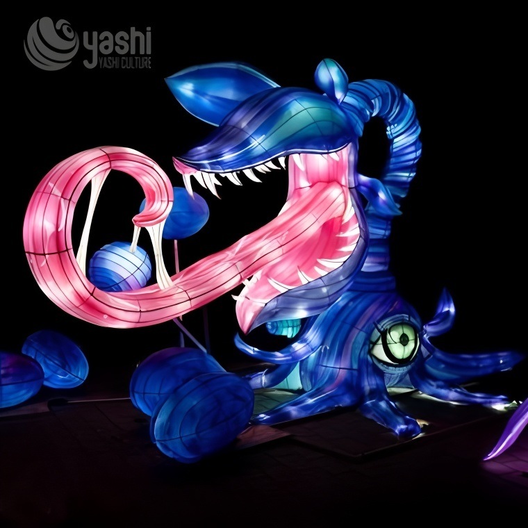 Carnivorous Plant LED Lantern - Lifelike Design for Outdoor Festival and Party Decoration