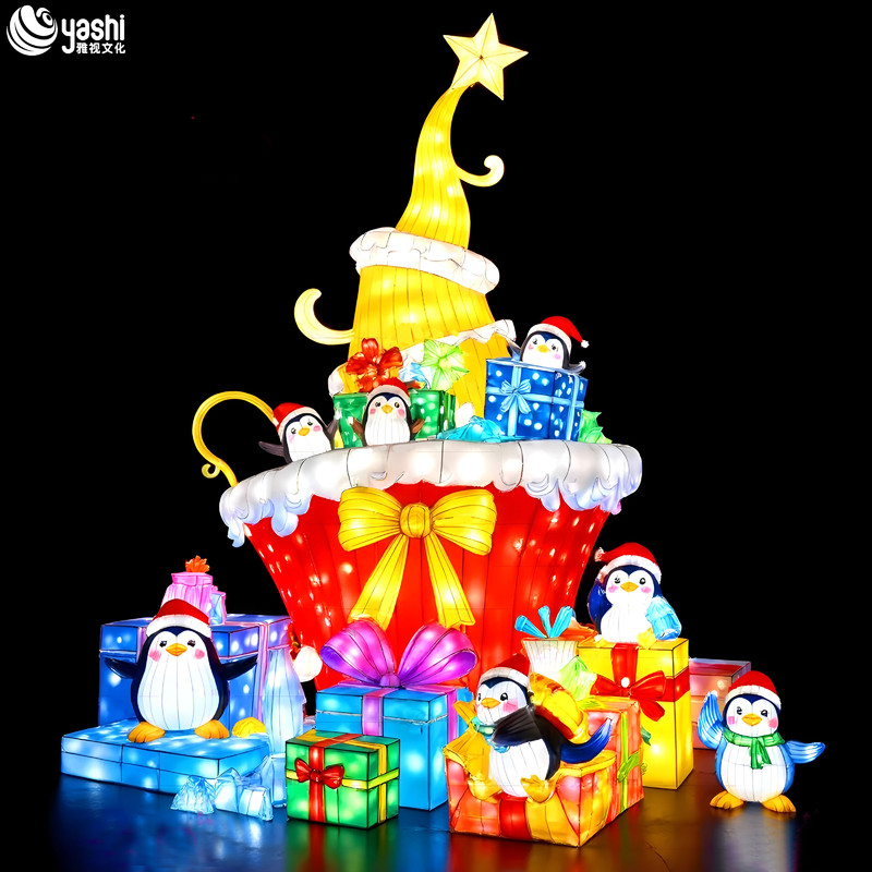 Large-scale Outdoor Waterproof Christmas Decorative LED Light-up Decoration
