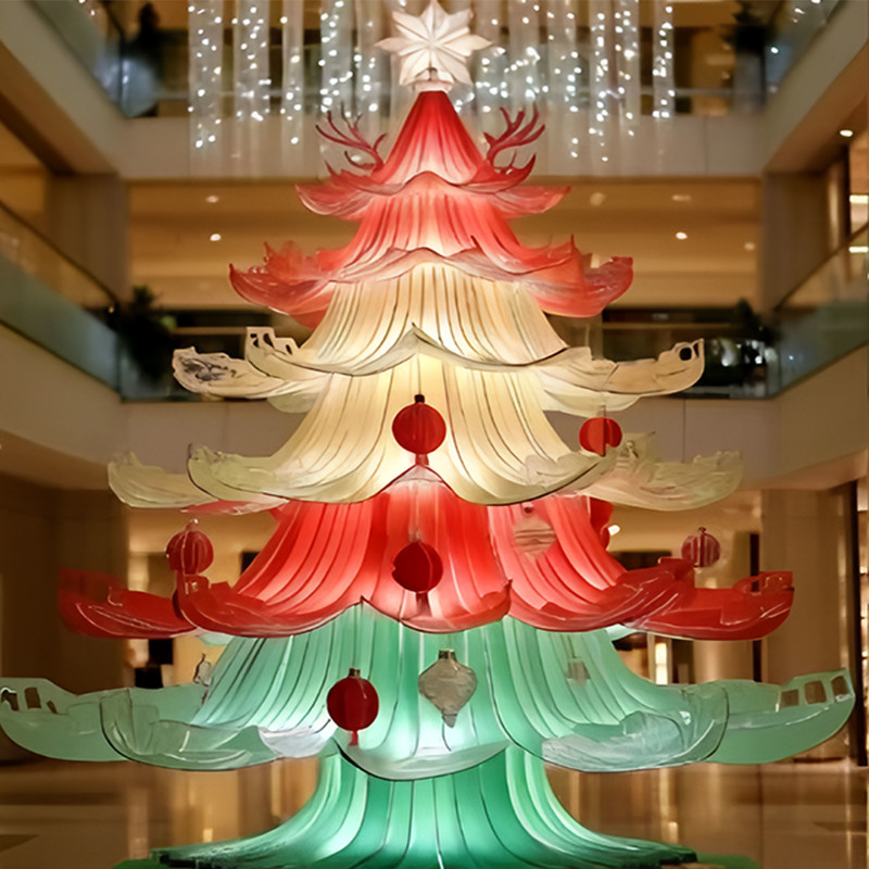 3D Giant Christmas Tree Decoration for Garden & Outdoor Mall Decoration