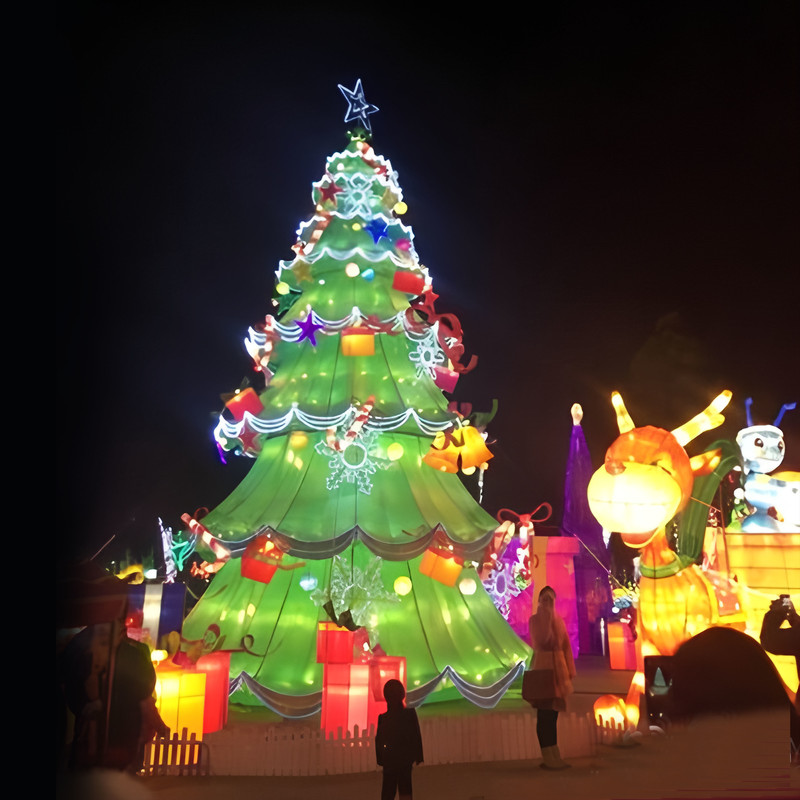 Giant Outdoor LED Christmas Tree Lights for Holiday Decorations, Mall Ornamentation