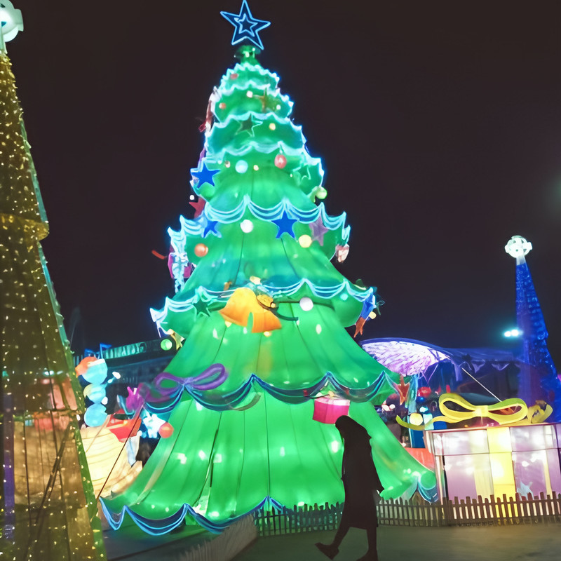 Giant Outdoor LED Christmas Tree Lights for Holiday Decorations, Mall Ornamentation