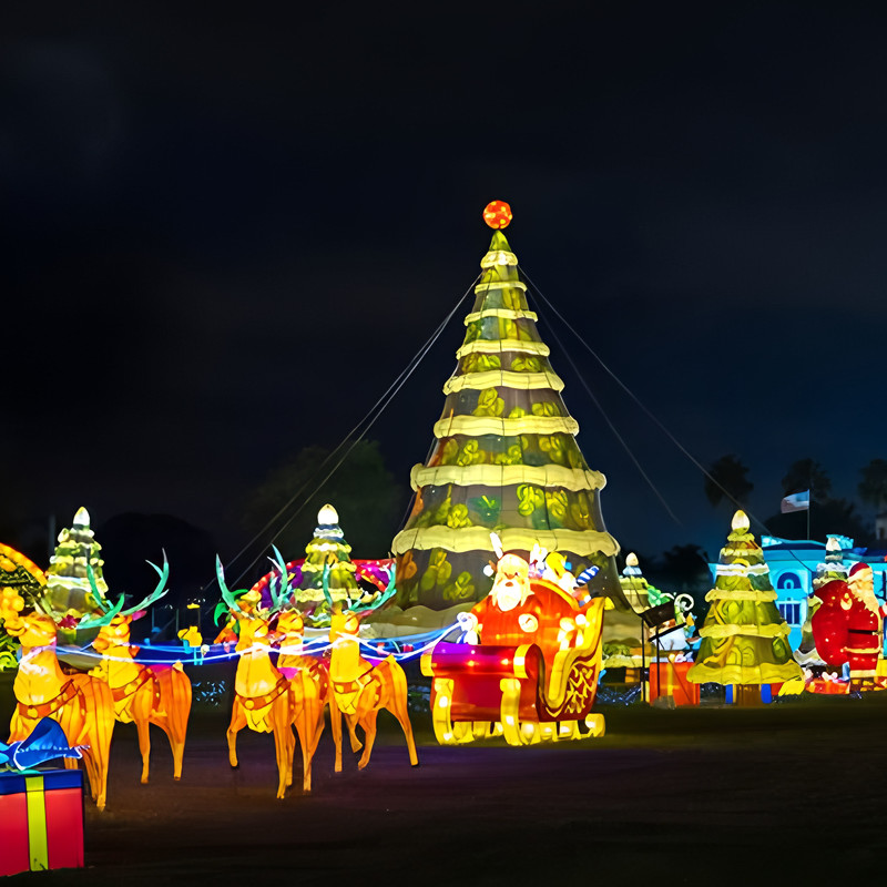 Giant Outdoor LED Christmas Tree Lights for Holiday Decorations, Mall Ornamentation