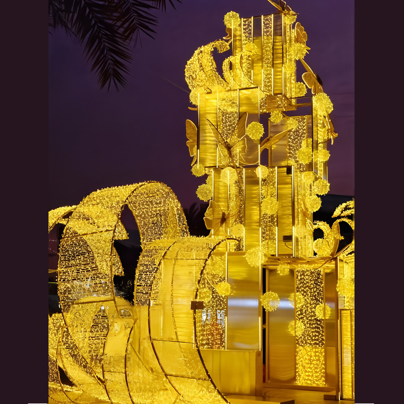 Large Outdoor Christmas Tree LED Lighting for Outdoor Decorations, Shopping Mall Decor