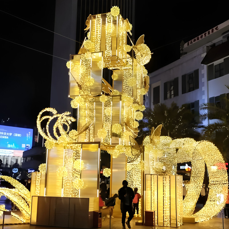 Large Outdoor Christmas Tree LED Lighting for Outdoor Decorations, Shopping Mall Decor