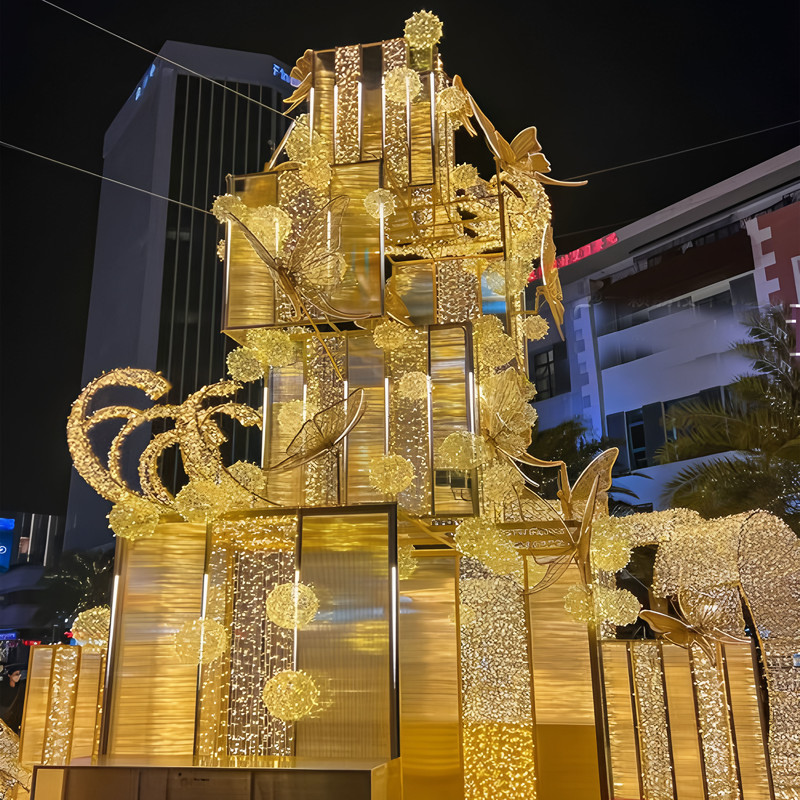 Large Outdoor Christmas Tree LED Lighting for Outdoor Decorations, Shopping Mall Decor