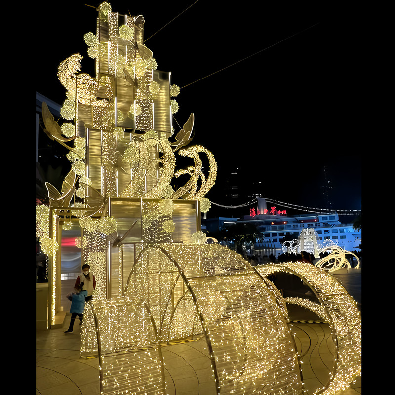 Large Outdoor Christmas Tree LED Lighting for Outdoor Decorations, Shopping Mall Decor