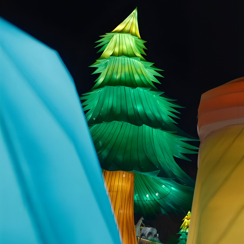 Christmas Tree LED Lanterns for Street and Outdoor Decorations