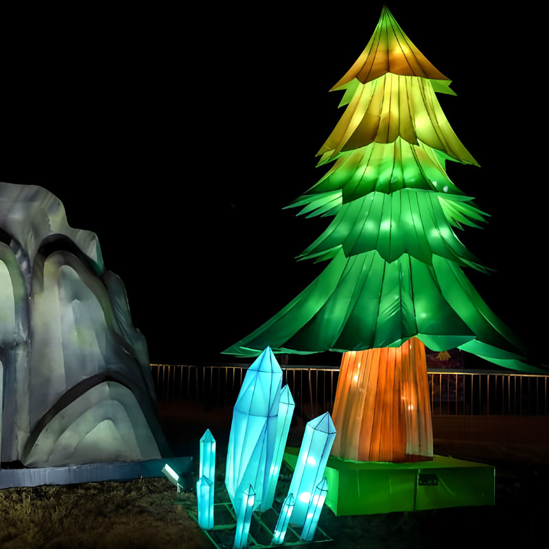 Christmas Tree LED Lanterns for Street and Outdoor Decorations