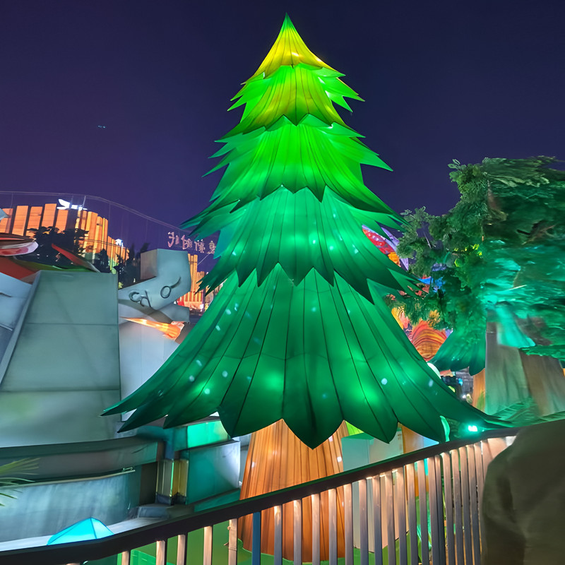 Christmas Tree LED Lanterns for Street and Outdoor Decorations