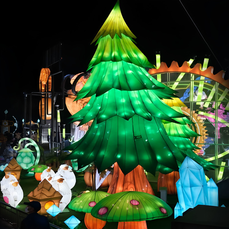 Christmas Tree LED Lanterns for Street and Outdoor Decorations