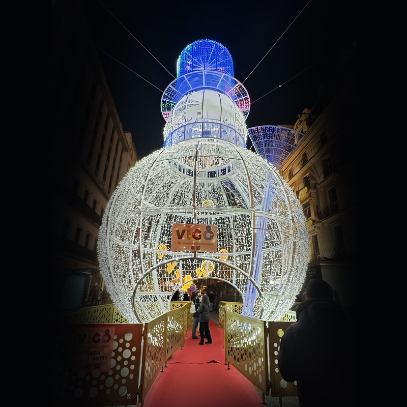 3D Snowman String Lanterns Holiday Lights Decoration for Christmas Theme Party