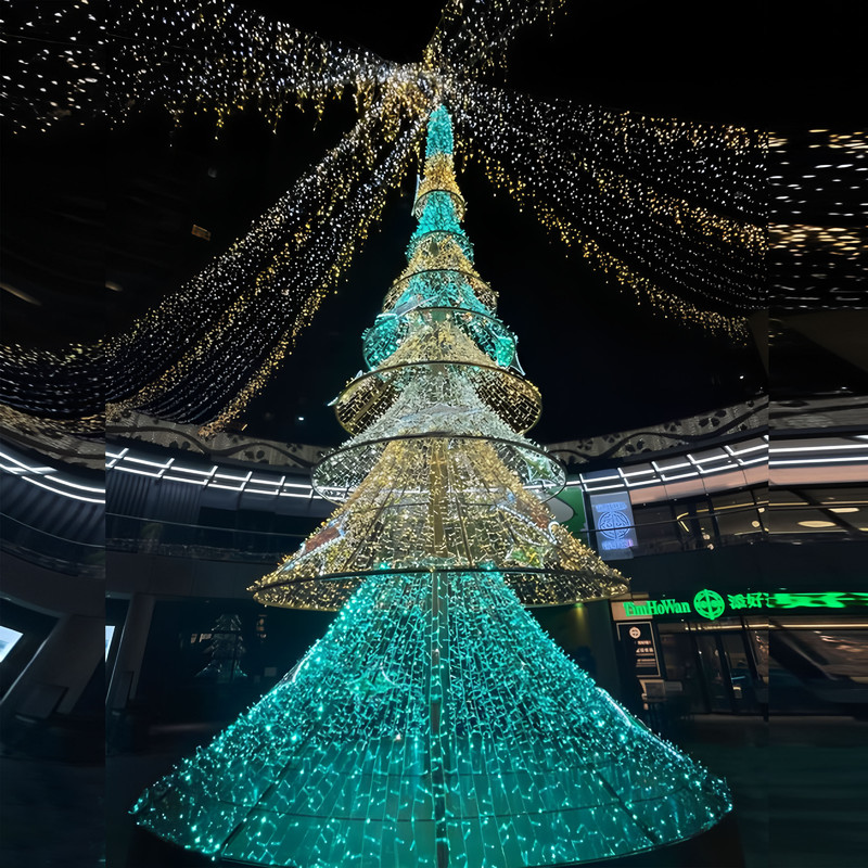 Large Christmas String Lights for Outdoor and Street Decorations