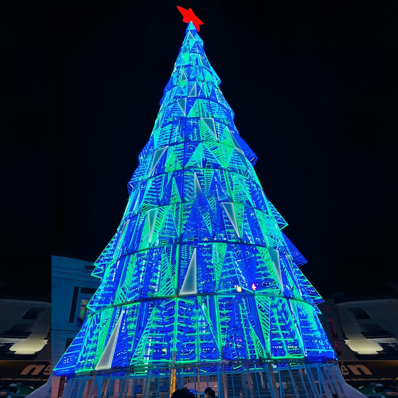 Large Outdoor Christmas Tree Lighting 110/220V for Holiday Decor