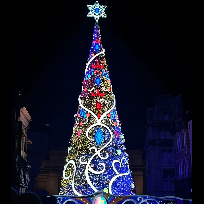 Custom Giant LED Christmas Tree Series, Outdoor Waterproof Commercial Large Xmas Tree Light Installations for Mall & Light Festival