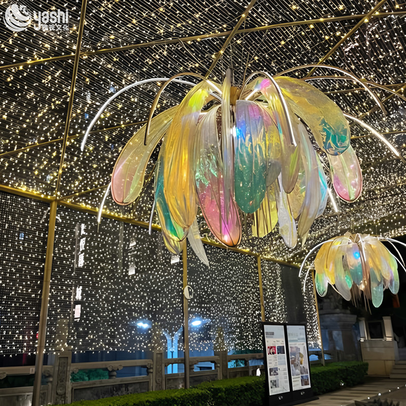 Customizable Color Changing LED Flower Light 110/220V for Hotel Lobbies