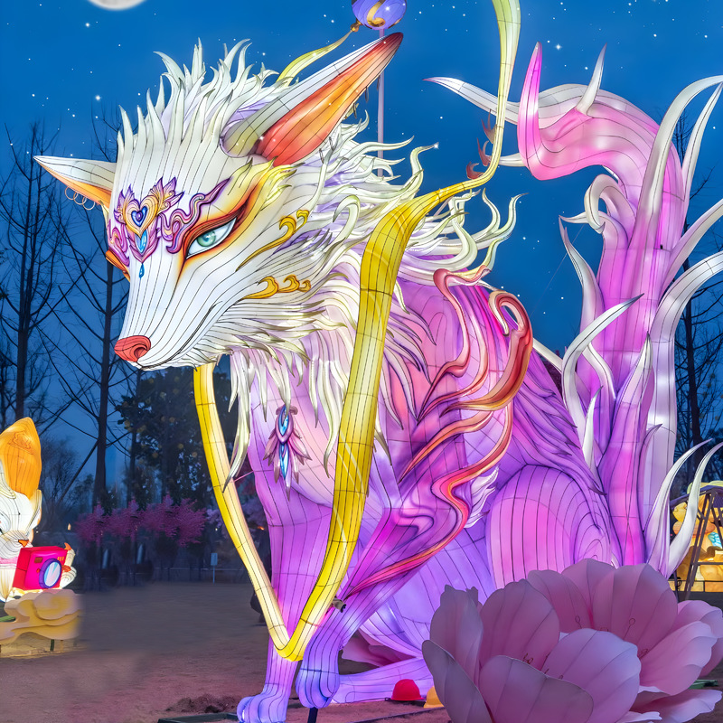 Iluminación LED de Navidad Linterna de renos para decoración de vacaciones al aire libre