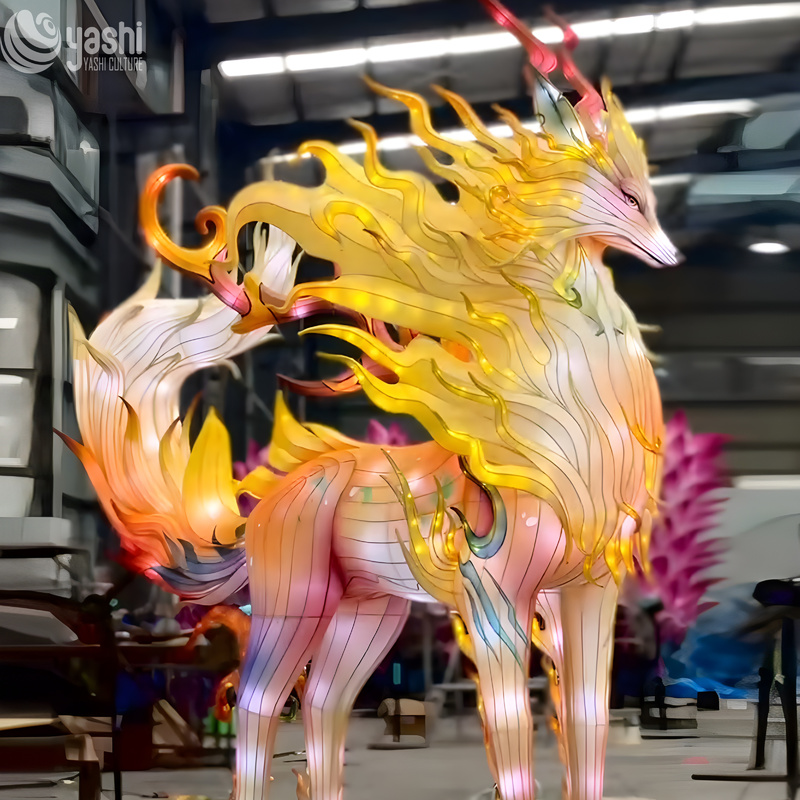 فانوس الكريسماس في الهواء الطلق 110/220V لتزيين عطلة رأس السنة