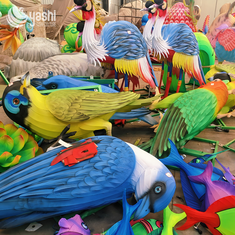 Flying Bird Animal Lanterns 200CM for Outdoor Garden Decoration