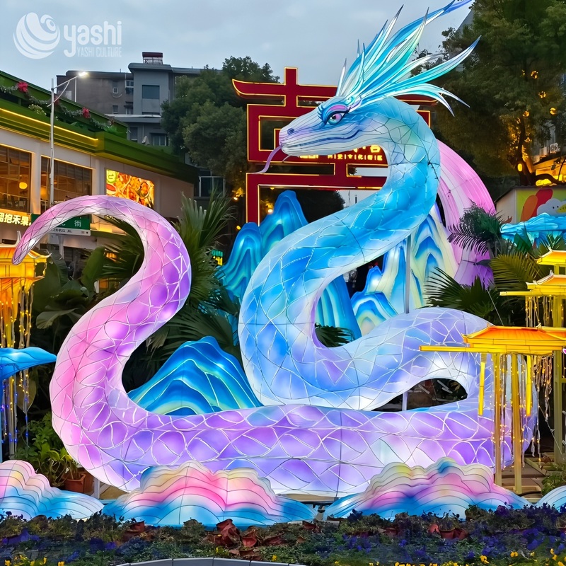 لامپ های جانوری ساتن ضد آب Zigong برای تزئینات و نمایشگاه های بیرونی