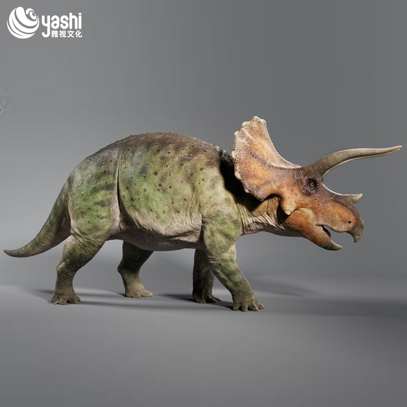 Realistic Dinosaur Sculpture Animated Model for Jurassic Theme Park Decoration