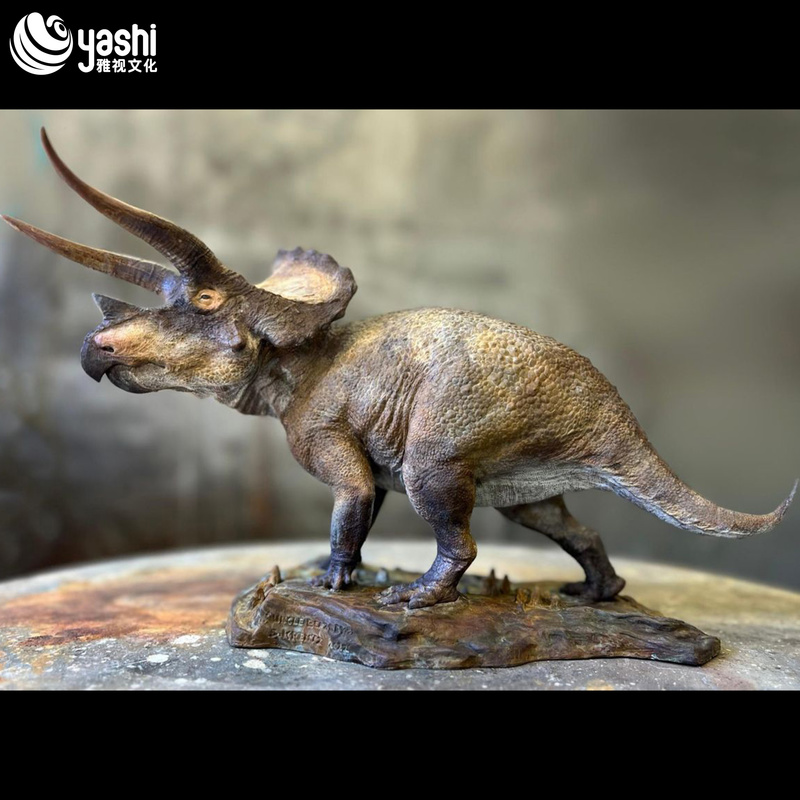 Realistic Dinosaur Sculpture Animated Model for Jurassic Theme Park Decoration