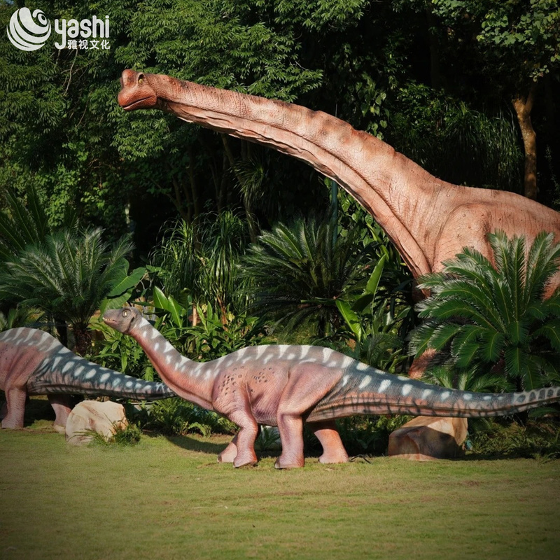 Реалистичные большие аниматронные динозавры для катания, настраиваемые для украшения парка