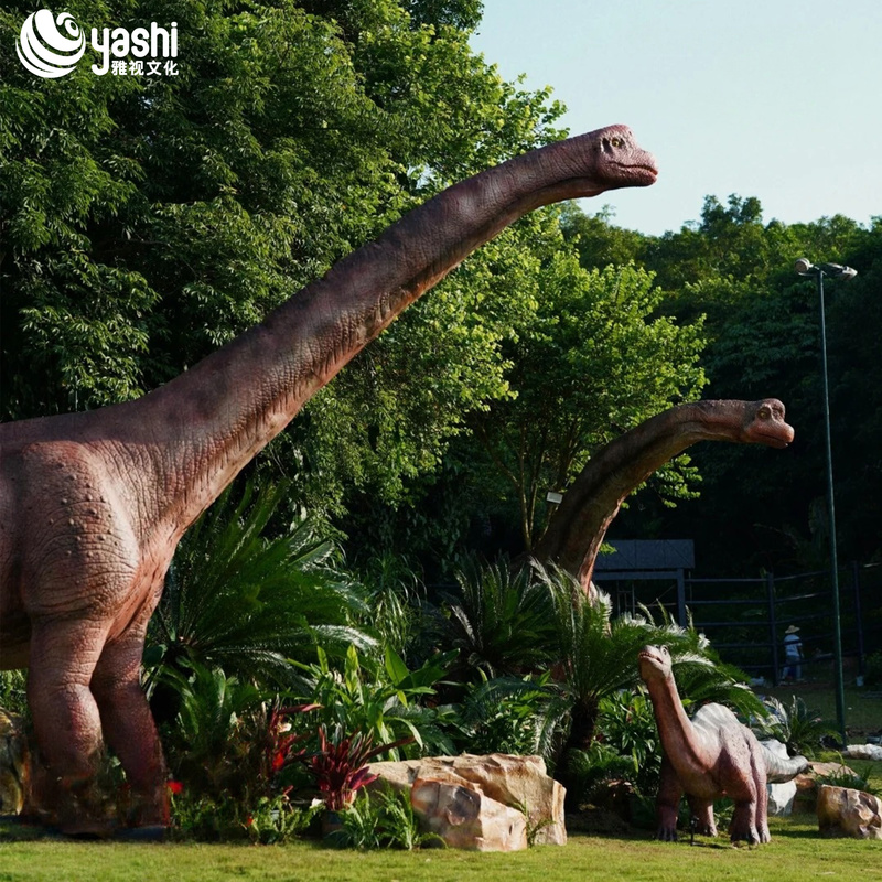 Реалистичные большие аниматронные динозавры для катания, настраиваемые для украшения парка