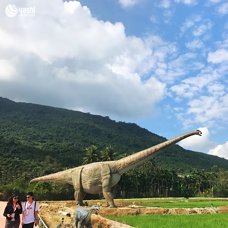 Реалистичные большие аниматронные динозавры для катания, настраиваемые для украшения парка