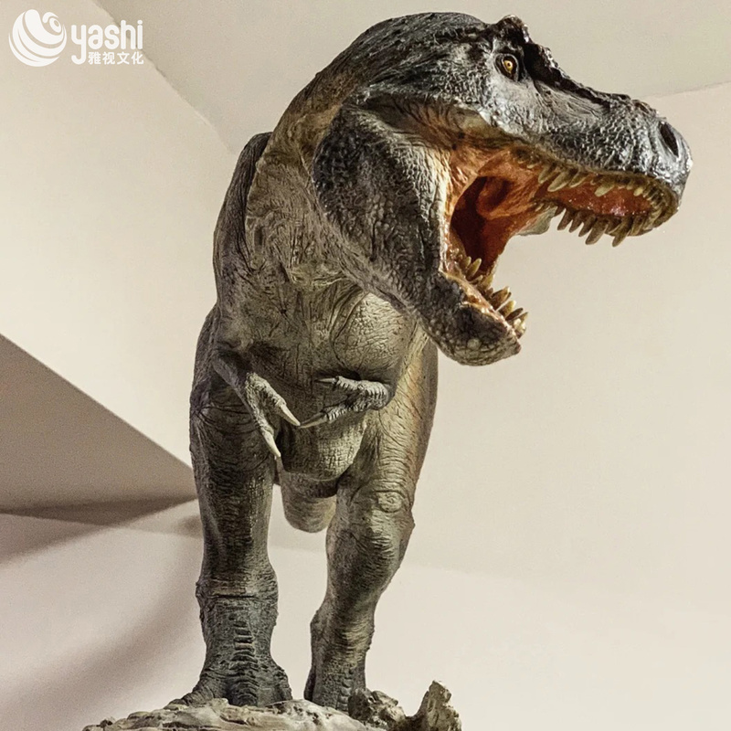 Mô hình T Rex hoạt hình thực tế có thể tùy chỉnh cho trang trí công viên khủng long