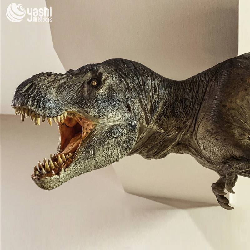 Mô hình T Rex hoạt hình thực tế có thể tùy chỉnh cho trang trí công viên khủng long