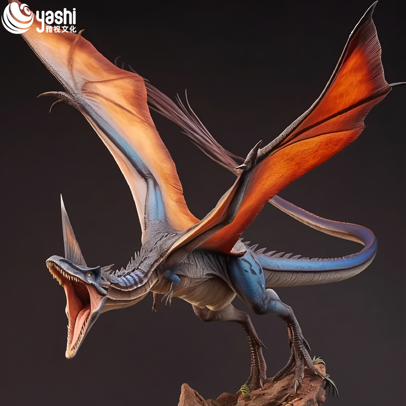 Mô hình hoạt hình khủng long thực tế và điêu khắc rồng cho trang trí công viên giải trí