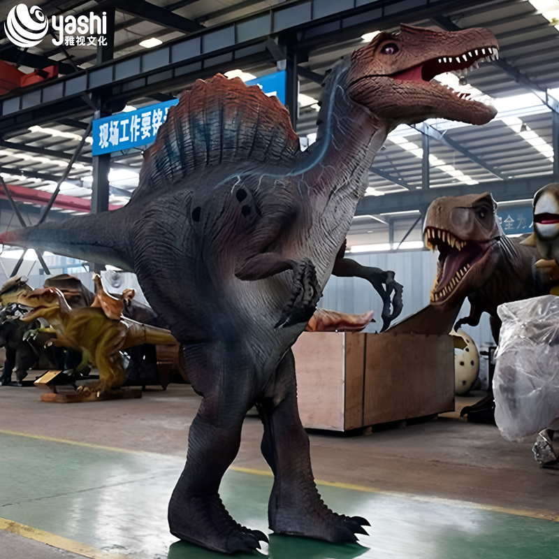 Lifelike Electronic Dinosaur Rides for Outdoor Theme Park Decoration