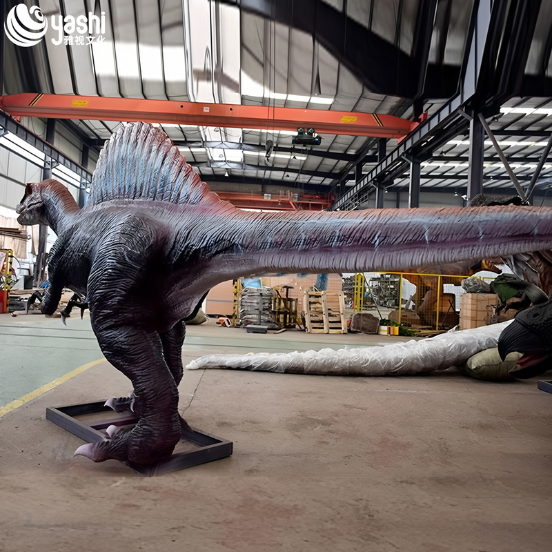 Lifelike Electronic Dinosaur Rides for Outdoor Theme Park Decoration