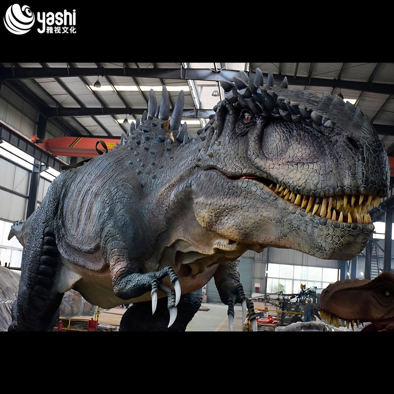 Mô hình khủng long hoạt hình chân thực để trang trí công viên giải trí