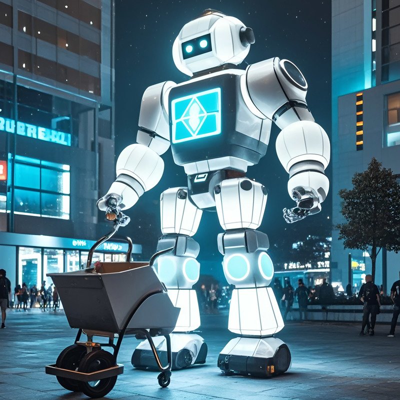 Hot Selling Colorful Robot Lantern Fabric Iron Wire Painting Diwali Valentine's Day for Shopping Mall