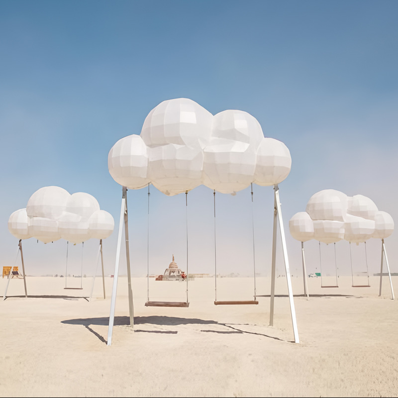 LED Swing Chair for Outdoor Decor & Party Decoration - Waterproof