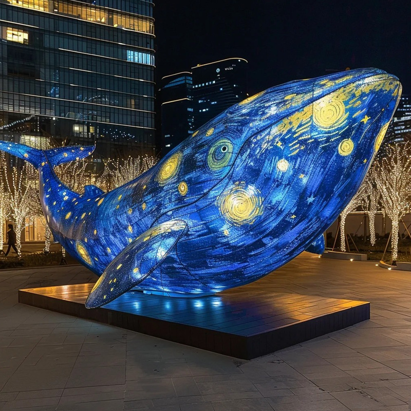 Colorful Octopus Lantern Satin Material Wire Lantern for Festivals and Celebrations