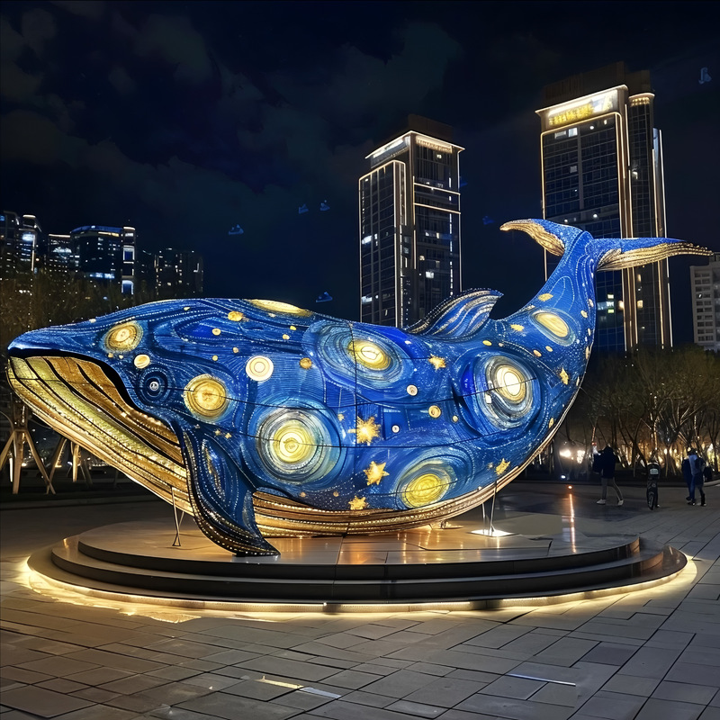 Colorful Octopus Lantern Satin Material Wire Lantern for Festivals and Celebrations