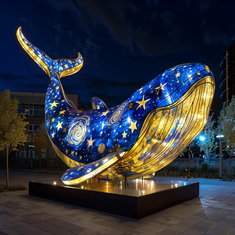 Colorful Octopus Lantern Satin Material Wire Lantern for Festivals and Celebrations