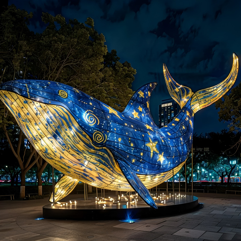 Colorful Octopus Lantern Satin Material Wire Lantern for Festivals and Celebrations