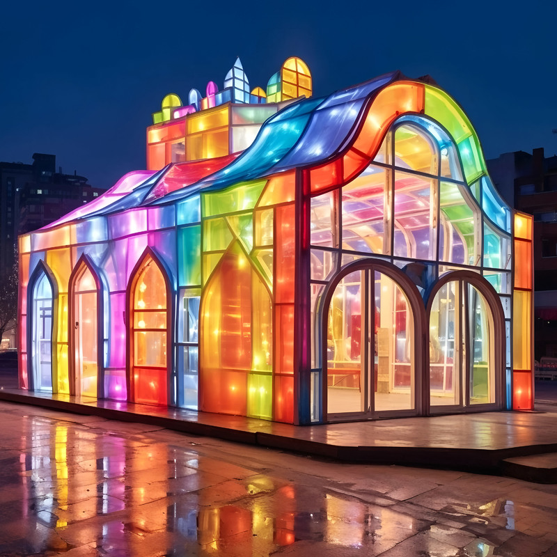 Customizable High-Quality LED Fairy Tale Home Decor for Christmas Outdoor Decorations