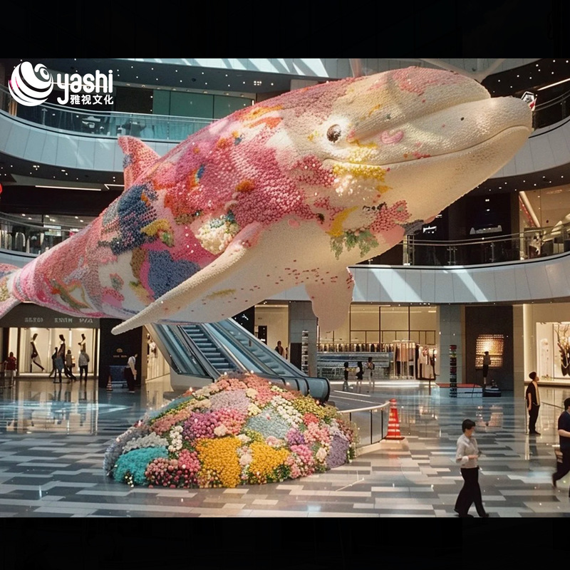 Ornamen Plush Raksasa Lembut Dekorasi Kain Dapat Disesuaikan Untuk Dalam Ruangan