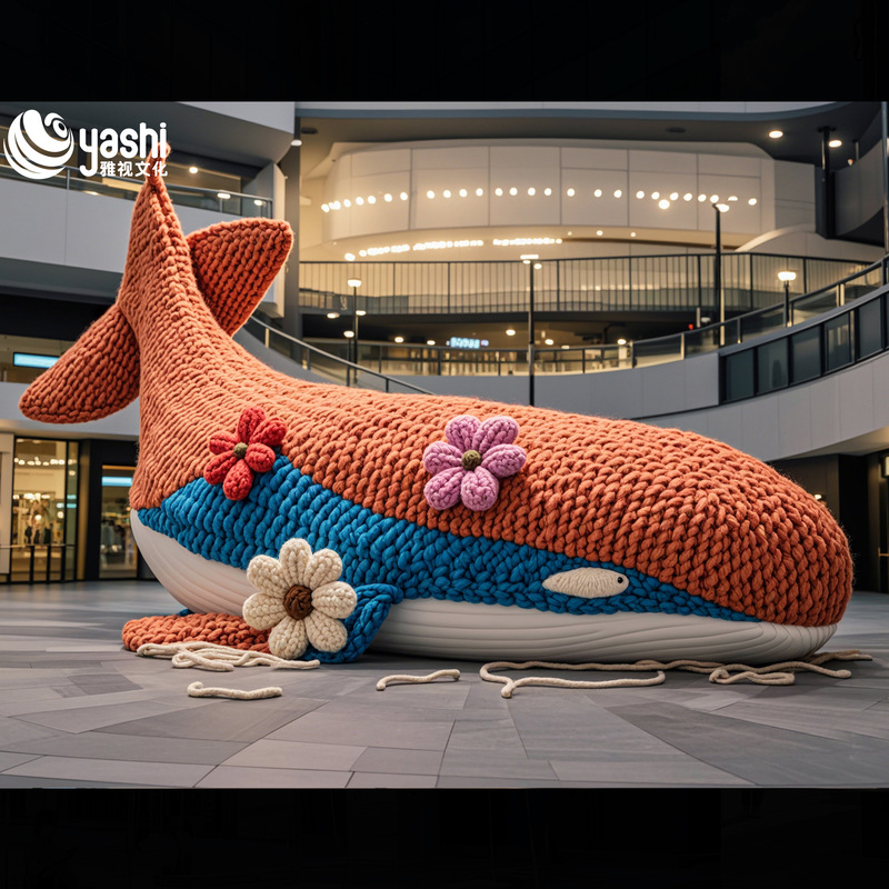 Ornamen Plush Raksasa Lembut Dekorasi Kain Dapat Disesuaikan Untuk Dalam Ruangan