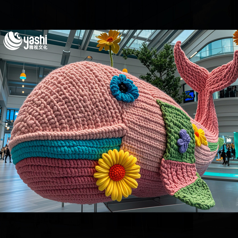 Ornamen Plush Raksasa Lembut Dekorasi Kain Dapat Disesuaikan Untuk Dalam Ruangan