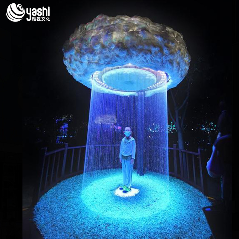 Световая скульптура с эффектом светового потока для общественных пространств, отелей и художественных выставок в торговых центрах