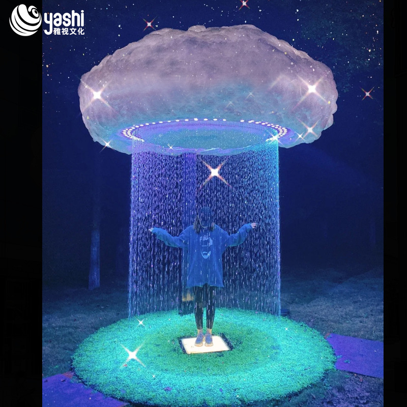 Световая скульптура с эффектом светового потока для общественных пространств, отелей и художественных выставок в торговых центрах